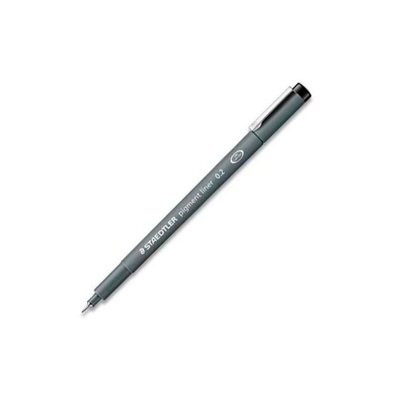 (308 02-9) STAEDTLER ROTULADOR CALIBRADO PIGMENT LINER 0.2MM NEGRO