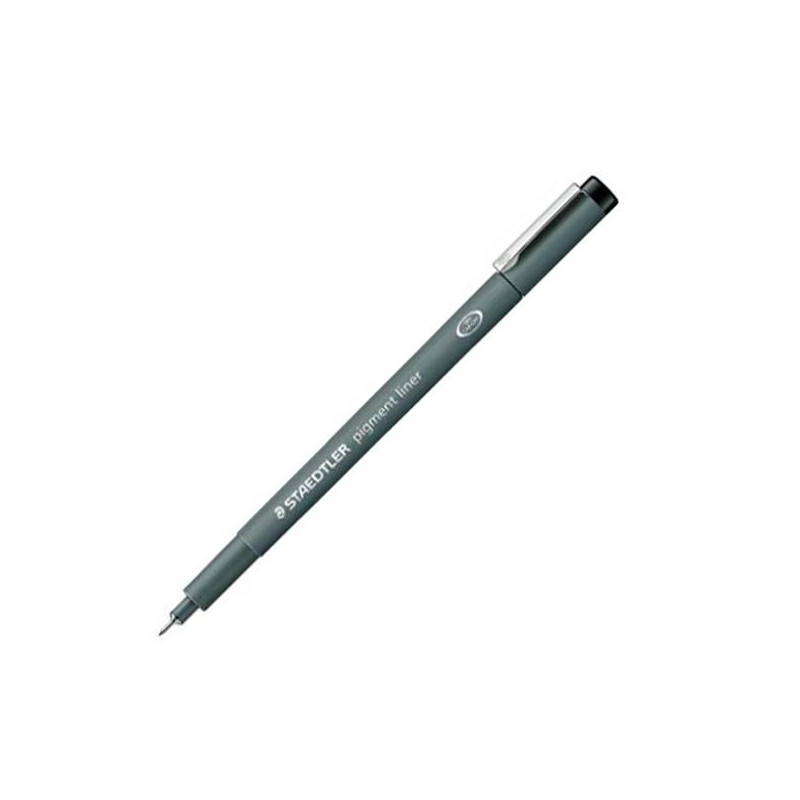(308 08-9) STAEDTLER ROTULADOR CALIBRADO PIGMENT LINER 0.8MM NEGRO