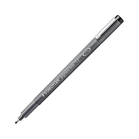 (308 12-9) STAEDTLER ROTULADOR CALIBRADO PIGMENT LINER 1.2MM NEGRO