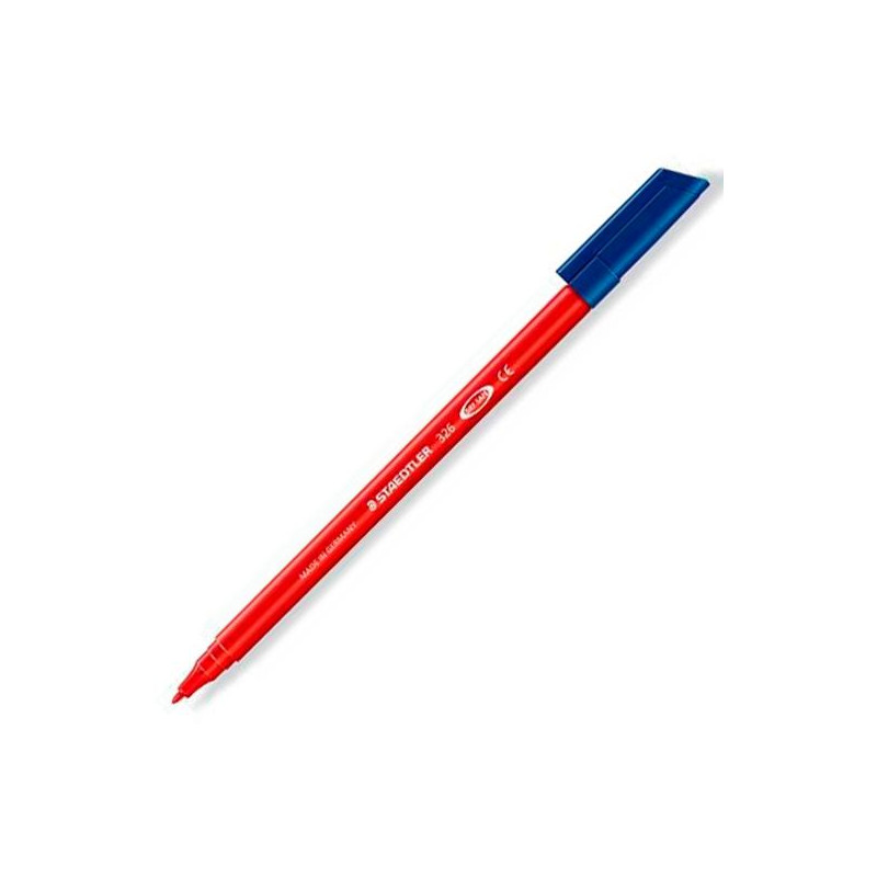 (326-2) STAEDTLER ROTULADOR NORIS CLUB ROJO