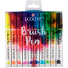 (11509007) TALENS ECOLINE ROTULADORES BRUSH PEN PUNTA PINCEL C/SURTIDOS ESTUCHE 10 UD