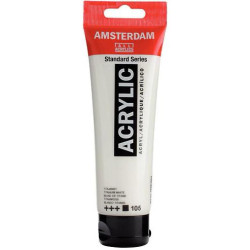 (17091052) TALENS AMSTERDAM STANDARD SERIES COLORES ACRÍLICOS TUBO 120ML BLANCO DE TITANIO