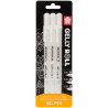 (BLXPGB3A) TALENS SAKURA BLISTER DE 3 BOLÍGRAFOS GELLY ROLL 05/08/10 GEL BRILLANTE BLANCO