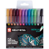 (POXPGBMET12) TALENS SAKURA BOLÍGRAFOS COLECCIÓN EXCLUSIVA GELLY ROLL METALLIC ESTUCHE DE 12 C/SURTIDOS