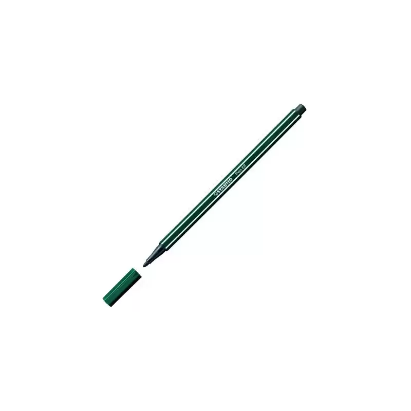 (68/63) STABILO ROTULADOR PEN 68 VERDE TIERRA CAJA 10 UD