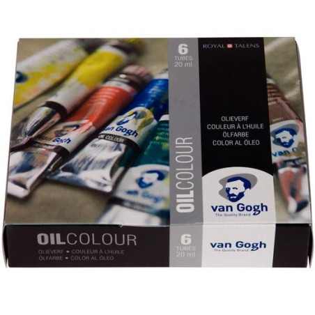 (2821406) TALENS VAN GOGH SET DE INICIACIÓN PINTURA AL ÓLEO DE 6 TUBOS DE 20ML COLORES SURTIDOS