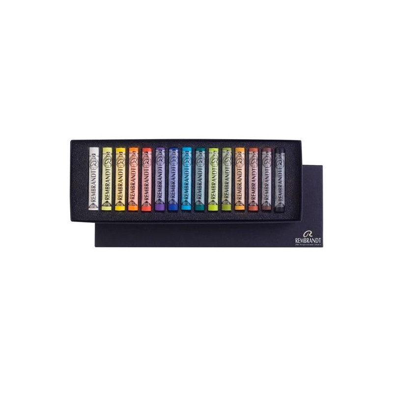 (31823017) TALENS TIZAS REMBRANDT SELECCIÓN GENERAL 300C15 COLORES PASTELES SUAVES SET BÁSICO 15 UD
