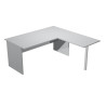 (ML003P-GR) ARTEXPORT MESA ESCRITORIO PRESTO PATAS PANEL LATERAL 160 + ALA LATERAL 79X60 GRIS