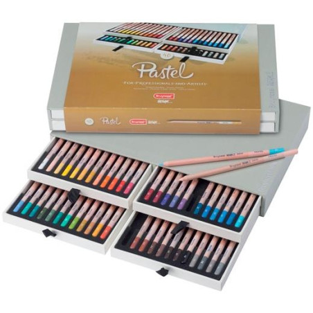 (8840H48) TALENS BRUYNZEEL LÁPICES DE COLORES PASTEL C/SURTIDOS ESTUCHE DE LUJO 48 UD