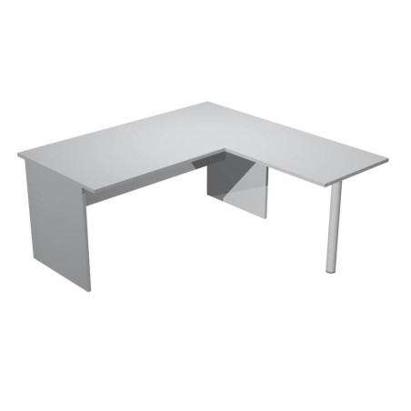 (ML003P-GR) ARTEXPORT MESA ESCRITORIO PRESTO PATAS PANEL LATERAL 160 + ALA LATERAL 79X60 GRIS
