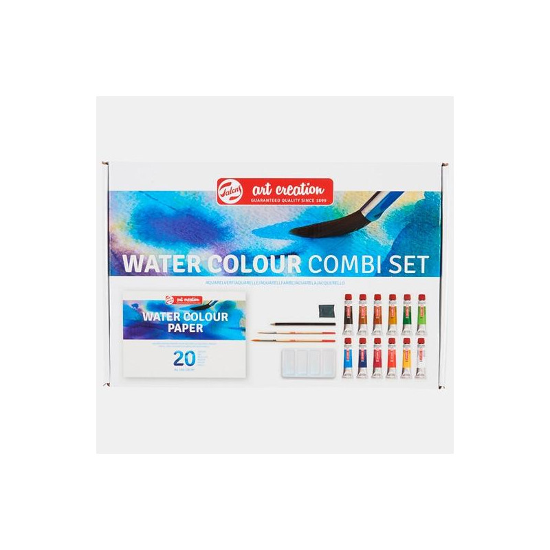 (9012013M) TALENS ART CREATION SET ACUARELA COMBI 12 TUBOS X 12ML COLORES SURTIDOS