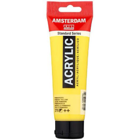 (17092752) TALENS AMSTERDAM STANDARD SERIES COLORES ACRÍLICOS TUBO 120ML AMARILLO PRIMARIO