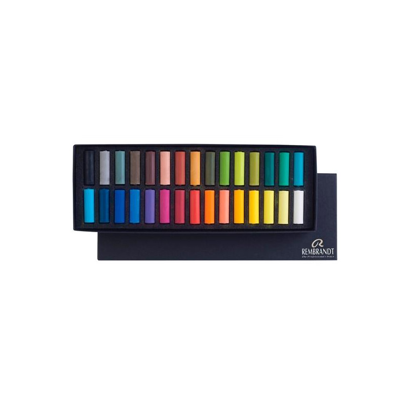 (31823116) TALENS TIZAS REMBRANDT 300C30.5 COLORES PASTELES SUAVES SET BÁSICO 30 UD