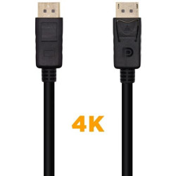 (A124-0129) AISENS CABLE DISPLAYPORT V1.2 4K@60HZ DP/M - DP/M NEGRO 2
