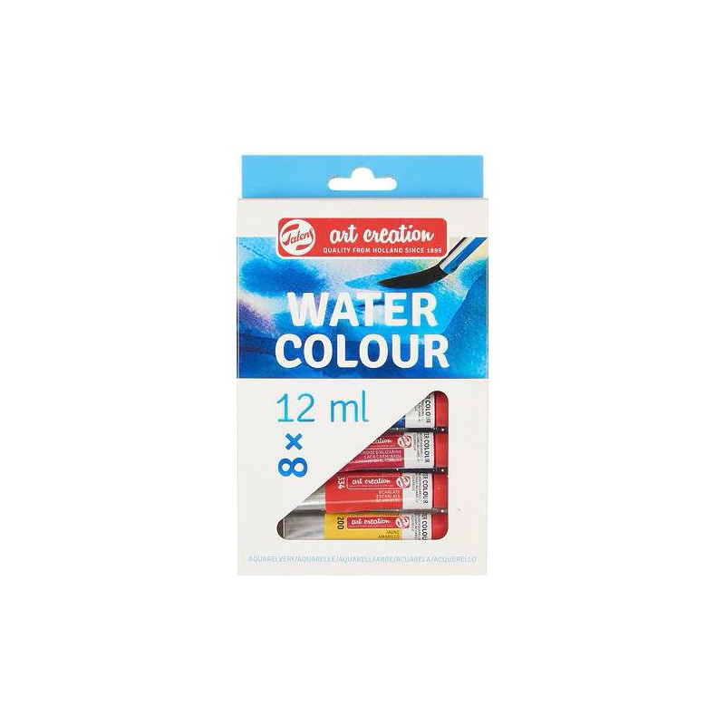 (9022008M) TALENS ART CREATION SET DE ACUARELAS TUBO 12ML C/SURTIDOS ESTUCHE 8 UD