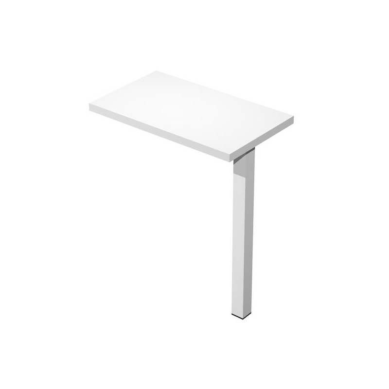 (@68001+3-AFAA0695-AN) ARTEXPORT ALA LATERAL MESA 60X35 TABLERO 22MM BLANCO