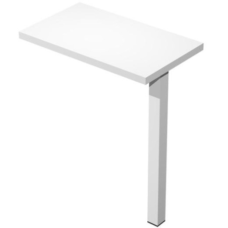 (@68001+3-AFAA0695-AN) ARTEXPORT ALA LATERAL MESA 60X35 TABLERO 22MM BLANCO