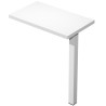 (@68001+3-AFAA0695-AN) ARTEXPORT ALA LATERAL MESA 60X35 TABLERO 22MM BLANCO