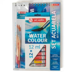 (PO200042) TALENS ART CREATION SET ACUARELA 12 TUBOS X 12ML COLORES SURTIDOS