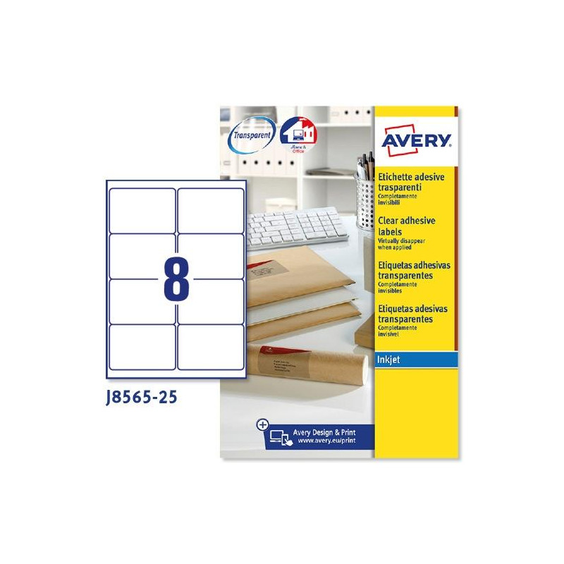 (J8565-25) AVERY ETIQUETAS ADHESIVAS PARA SOBRES 99