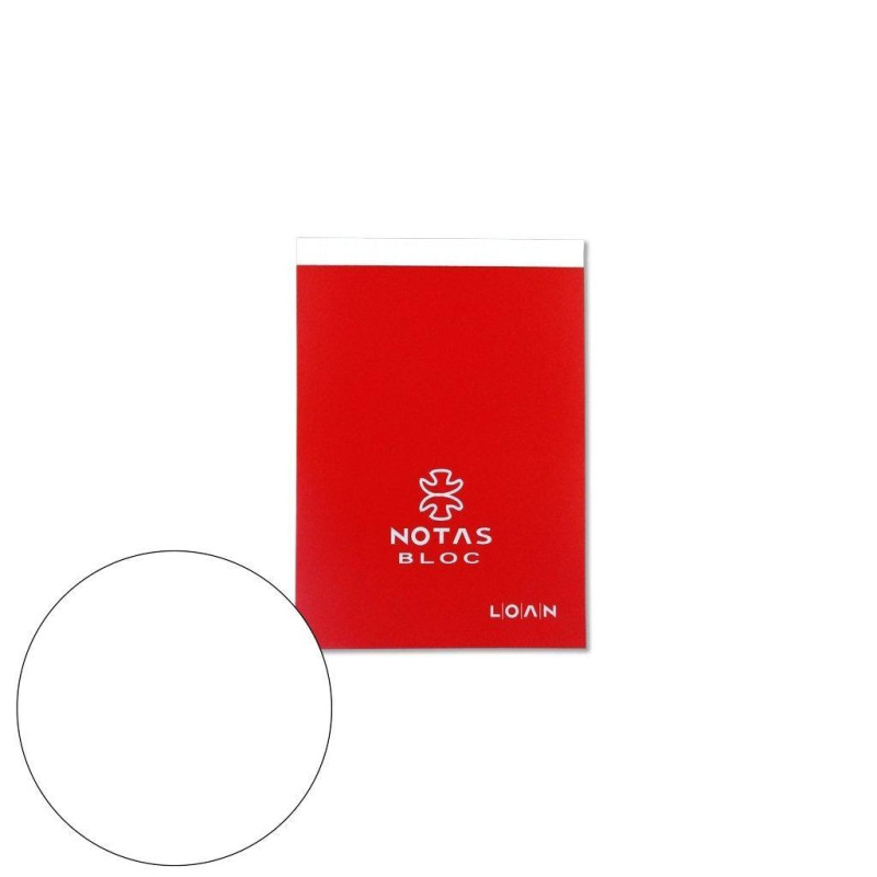 (T-512/B) TALONARIO BLOC DE NOTAS DOCEAVO BLANCO