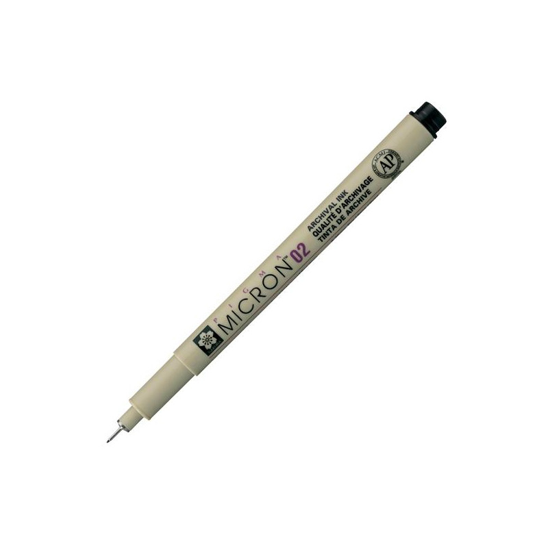 (XSDK0249) TALENS SAKURA ROTULADOR PIGMA MICRON 02 0.30MM NEGRO