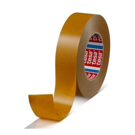 (51571-00000-00) TESA CINTA ADHESIVA DOBLE CARA DE FIBRA SIN TEJER 50MX19MM TRANSPARENTE