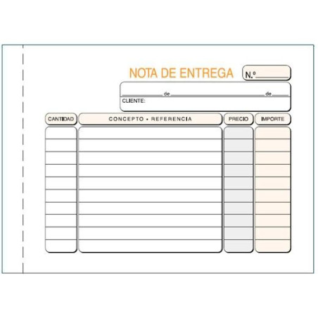 (T-32) TALONARIO ENTREGAS OCTAVO APAISADO SIN COPIA