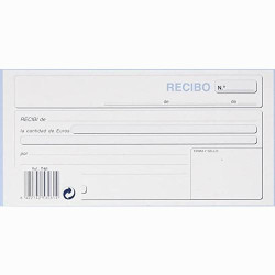 (T-61) TALONARIO RECIBOS TERCIO DE FOLIO TRIPLICADO AUTOCOPIA