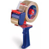 (06300-00001-00) TESA DISPENSADOR DE CINTAS DE EMBALAJE TESAPACK ECONOMY 6300 PARA ROLLOS DE 66M ROJO/AZUL