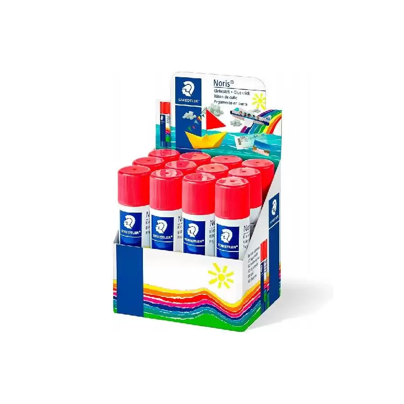 (960 20 NCA) STAEDTLER PEGAMENTO EN BARRA 20GR NORIS EXPOSITOR -12UD-