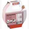 (56260-00001-02) TESA CINTA ADHESIVA DE ENMASCARAR PROFESSIONAL SENSITIVE PARA PINTOR ROLLO 25MX25MM ROSA