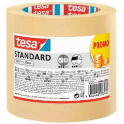 (59006-00000-00) TESA CINTA DE ENMASCARAR STANDARD ADHESIVA PARA PINTOR 50MX50MM EN PACK DE 2 ROLLOS
