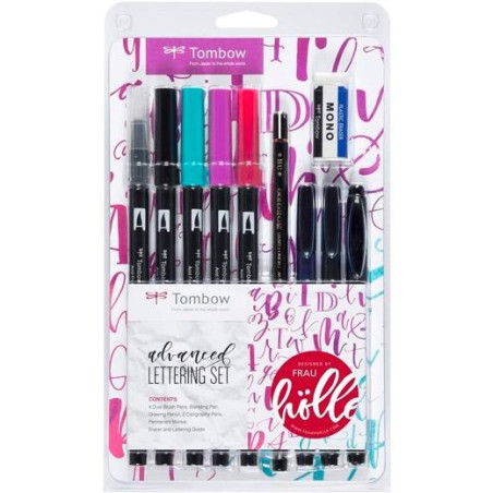 (LS-ADV) TOMBOW SET LETTERING AVANZADO ESTUCHE