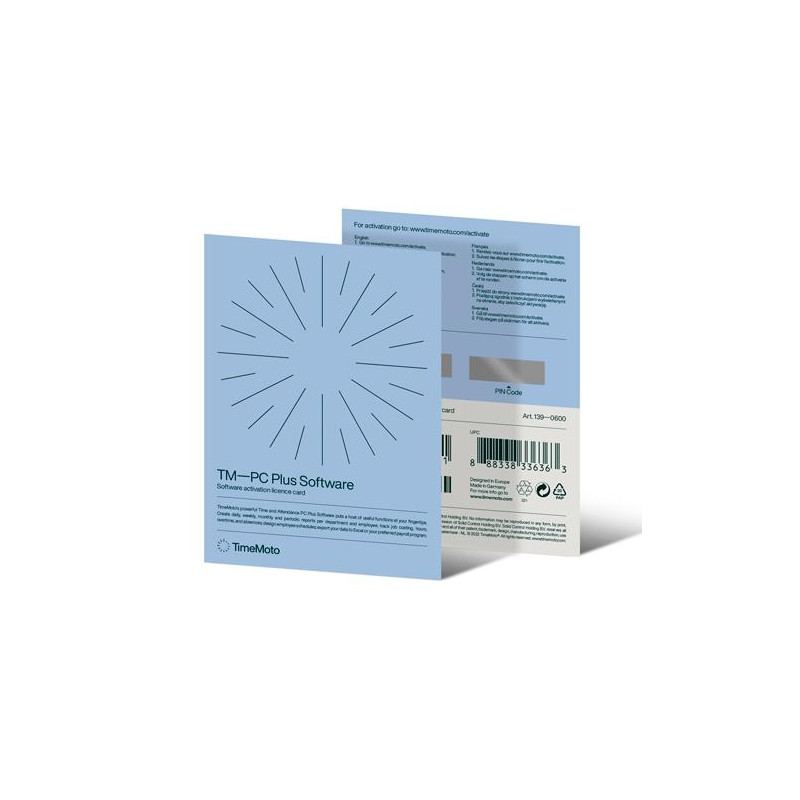 (139-0600) TIMEMOTO SOFTWARE MODELO  PC SOFTWARE PLUS*