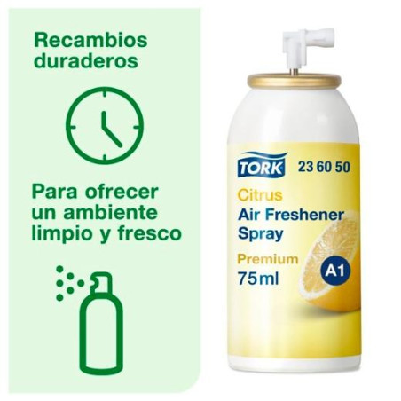(21749) TORK AMBIENTADOR EN SPRAY 75ML CÍTRICO A1