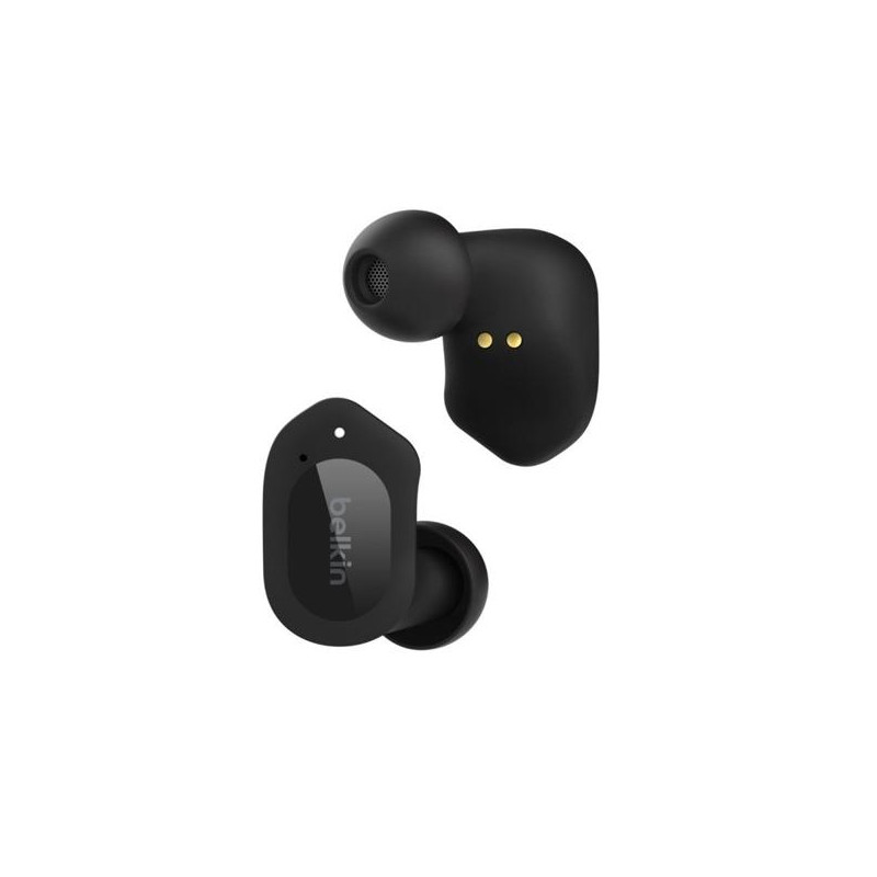 (AUC005BTBK) BELKIN AURICULARES INALAMBRICOS BLUETOOTH CON ESTUCHE DE CARGA NEGRO