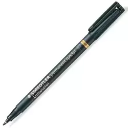 (319 F-9) STAEDTLER ROTULADOR ESPECIAL PERMANENTE LUMOCOLOR F NEGRO