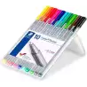(334 SB10) STAEDTLER ESTUCHE 10 ROTULADORES TRIPLUS FINELINER 334 COLORES SURTIDOS