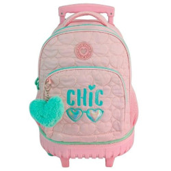 (T911-1056) TOYBAGS TROLLEY FIJO BLIN BLIN CHIC COMPACTO DOBLE CUERPO GRAN CAPACIDAD 44X34X24CM