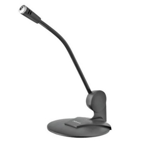 (21674) TRUST MICRÓFONO DE ESCRITORIO PRIMO ALTA SENSIBILIDAD C/PEDESTAL AJUSTABLE CABLE 1