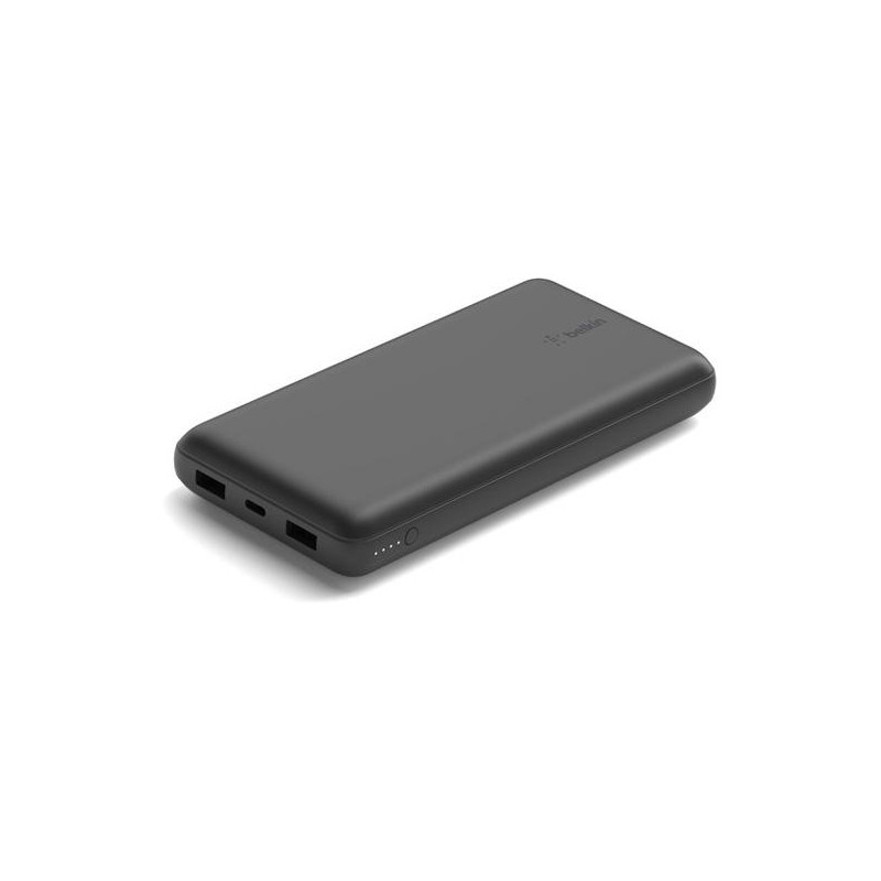 (BPB011BTBK) BELKIN CARGADOR POWER BANK QI 10K MAH 2USB-A 1 USB-C NEGRO