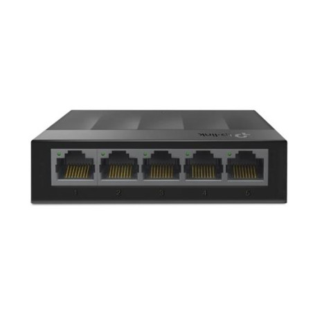 (LS1005G) TP-LINK SWITCH LS1005G NO GESTIONABLE 5 PUERTOS GIGABIT SOBREMESA NO RACK