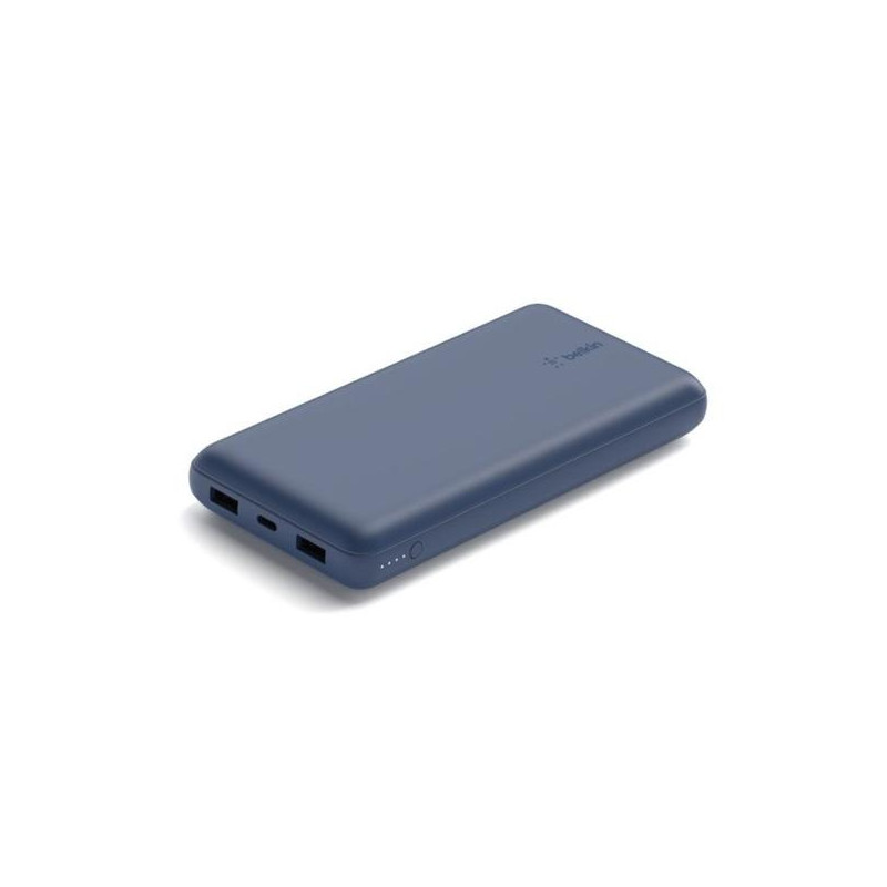 (BPB011BTBL) BELKIN CARGADOR POWER BANK QI 10K MAH 2USB-A 1 USB-C AZUL