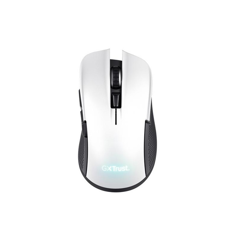 (24889) TRUST RATÓN GAMING GXT 923W INALÁMBRICO RECARGABLE 7200 DPI 6 BOTONES DIESTRO ILUMINACIÓN LED BLANCO