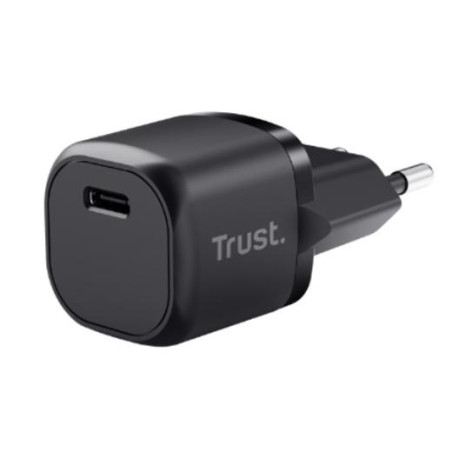(25174) TRUST CARGADOR PARED USB-C PW 20W NEGRO