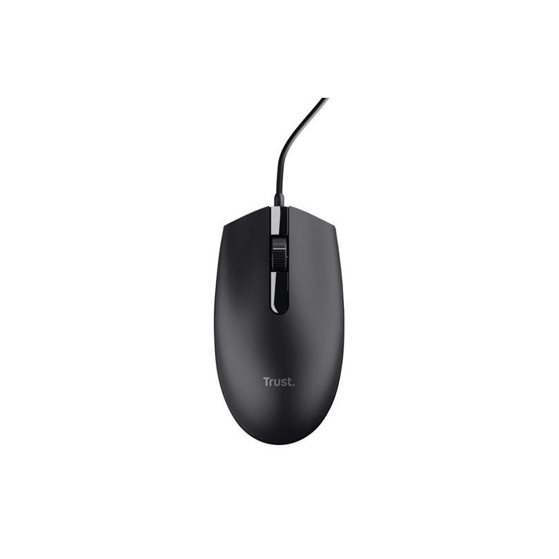 (25295) TRUST RATÓN TM-101 CABLE USB 1200DPI AMBIDIESTRO 3 BOTONES NEGRO