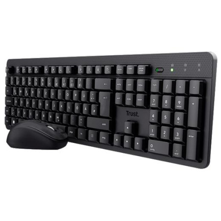 (25356) TRUST COMBO TECLADO + RATÓN TKM-360 INALÁMBRICO 1000PPP SILENCIOSO NEGRO