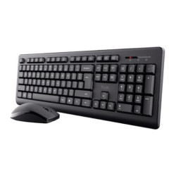 (25433) TRUST COMBO TECLADO + RATÓN INALÁMBRICO PRIMO QWERTY ESPAÑOL NEGRO