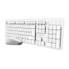 (25467) TRUST COMBO TECLADO + RATÓN INALÁMBRICO ODY II SILENCIOSO BLANCO